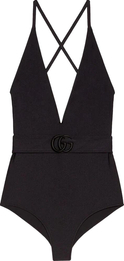 bikinis gucci|black gucci swimsuit.